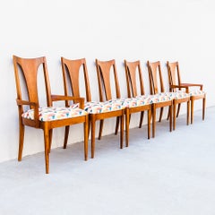 Vintage-Esszimmerstühle „Brasilia“ im Mid-Century-Modern-Stil aus Walnussholz von Broyhill
