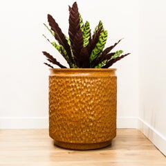 XL Stoneware Thumbprint Planter, David Cressey & Robert Maxwell for Earthgender