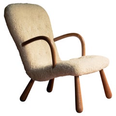 Fauteuil « Wooden Sheepskin » d'Arnold Madsen, 1950
