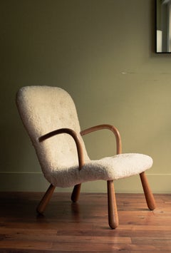 Fauteuil « Wooden Sheepskin » d'Arnold Madsen, 1950