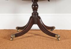 George III Mahogany Four-Pillar Table