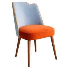 Yves Upholstered Dining Chair by Sergio Prieto, Contemporary Furnitur
