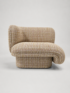 Sculptural Elefante Armchair by Sergio Prieto, Fabric & Wood, Portugal