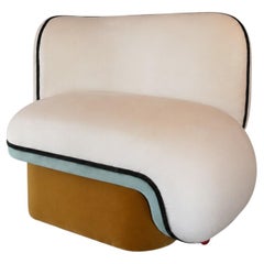 Sculptural Elefante Armchair by Sergio Prieto, Fabric & Wood, Portugal