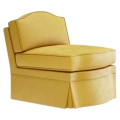 Felix Slipper Chair, Daffodil Velvet