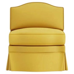 Felix Slipper Chair, Daffodil Velvet