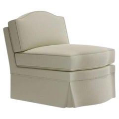 Felix Slipper Chair, Nougat Boucle