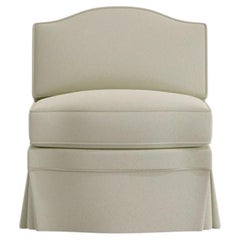 Felix Slipper Chair, Nougat Boucle
