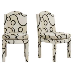 Pair of Leo Dining Chairs, Coconut