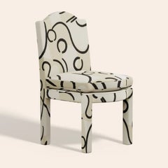 Pair of Leo Dining Chairs, Coconut