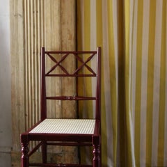 Pair of Chiara Dining Chairs, Pomegranate