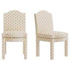 Pair of Leo Dining Chairs, Pavlova