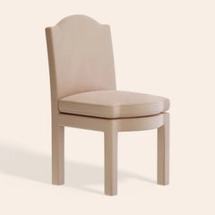 Pair of Leo Dining Chairs, Rose Linen