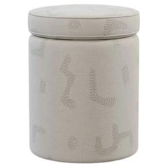 Aurora Footstool, Raphia, Powder
