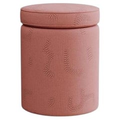 Aurora Footstool, Raphia, Clay