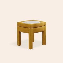 Piero Footstool, Turmeric Velvet