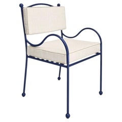 Panarea Armchair in Mare, Stone & White Upholstery