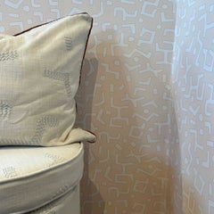 Raphia Wallpaper, Powder, Roll