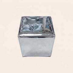 DISCO Footstool, Chrome