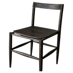 Hand-Carved Charred Australian Hardwood Post & Rung Dining Chair
