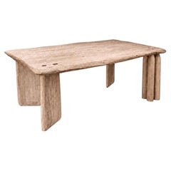 Hand-Carved Sculptural Coffee Table in Australian Eucalyptus Hardwood