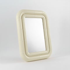 Miroir modulaire Portalito - Finition « Soft Butter » brillante d'inspiration céramique
