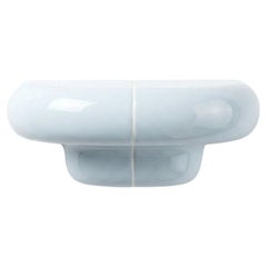 Orbi Modular Shelf - XS - Ice Blue High-Gloss Ceramic-Inspired Finish