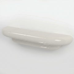 Orbi Modular Shelf - XS - Off-White High-Gloss Ceramic-Inspired Finish