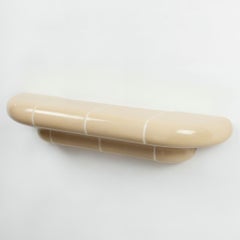 Scaffale modulare Orbi - S - Finitura "Soft Butter" lucida, ispirata alla ceramica