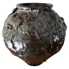 "Yaki Moon Jar" Wheel-thrown Sculptural Vessel