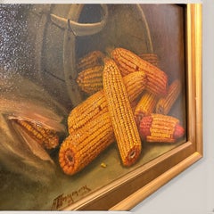 Alfred Montgomery (1857-1922) Still Life with Corn and Basket