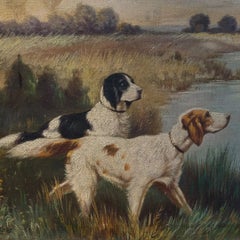 Superb 19th Century Sporting Oil Painting Signed ("Miller")