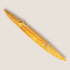 Large Inuit Skin-Covered Model Kayak with Hunting Implements