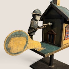 Important Large Folk Art Mechanical Whirligig