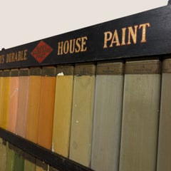 Early T. L. Blood & Co. “Blood Makes Good Paint” Salesman’s Paint Sample Display