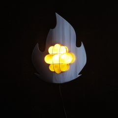 Bubble-Light with Aura (Hot) by Balzer Balzer Studio, Stainless Steel and Glass