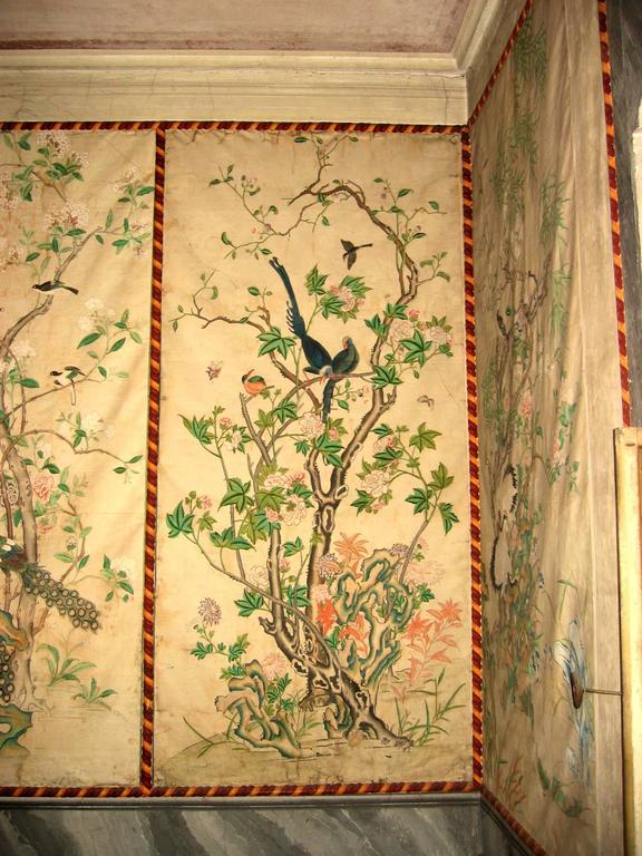 12 Antique and Rare Chinese Wallpapers Panels at 1stdibs