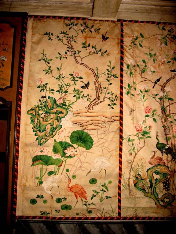 12 Antique and Rare Chinese Wallpapers Panels at 1stDibs antique