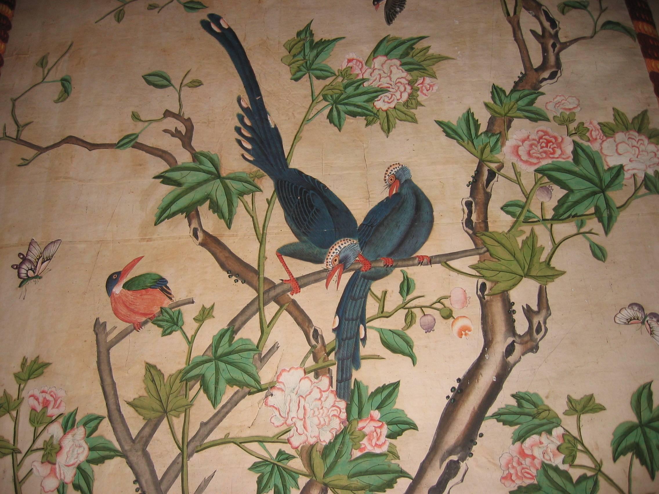 12 Antique and Rare Chinese Wallpapers Panels 3