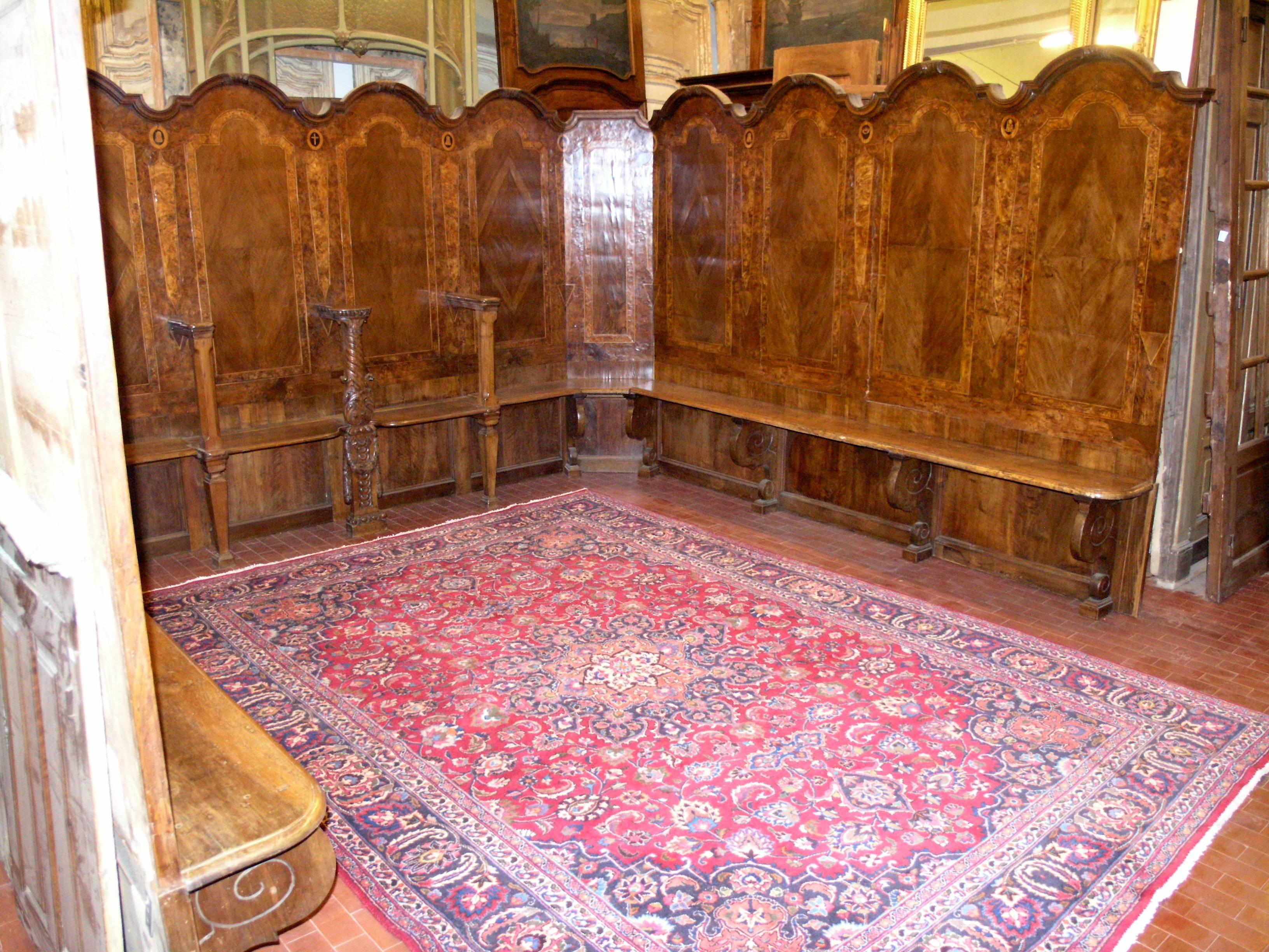 Antique Walnut Choir-stalls 

Send a message for the dimensions 