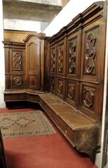 Antique Walnut Choir Stalls