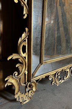 Espejo de estilo rococó veneciano, del siglo XIX.