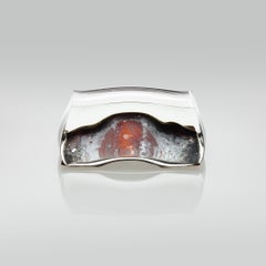 Striking Optical Glass Sculpture ''The Secrets of Metal'' by Ivan Illovský