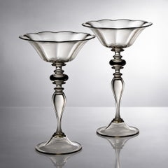 Handgeblasene Coupé-Gläser „Barocci“ von Daniel Štěpánek