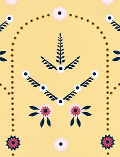 Digby Hand-Printed Wallpaper: Palmyra