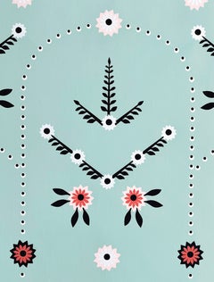 Digby Hand-Printed Wallpaper: Silk Road
