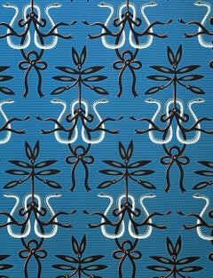 Emily Spinach Hand-Printed Wallpaper: Bee's Knees