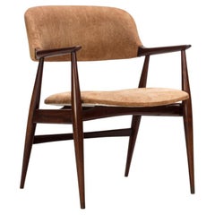 Sillón de madera de imbuia de estilo «Mid-Century Modern», diseñado por Michel Arnoult, década de los 60