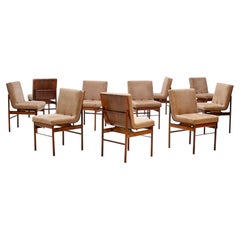 Mid-Century Modern Set of Curved Chairs by Novo Rumo, 1960's