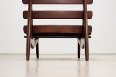 Poltrona Hauner in palissandro in stile Mid-Century Modern di Sergio Rodrigues, OCA, 1954